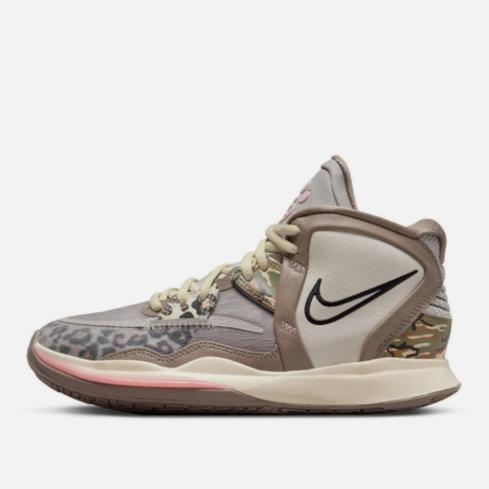 Nike Kyrie Infinity Leopard Print Basketball Shoes Iron Ore Size 9.5 9 1/2 - Picture 5 of 6